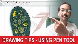 How to Use Pen Tool in CorelDraw in Hindi | Tracing trick