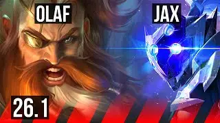 OLAF vs JAX (TOP) | Good KDA: 12/1/1 | EUW Master | 26.1