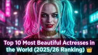 Top 10 Most Beautiful Actresses in the World (2025/2026 Ranking) 👑