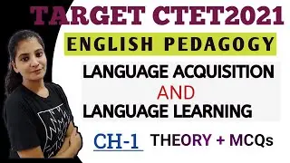 CTET2021 || Language Acquisition and Language Learning ||  important questions || english_pedagogy