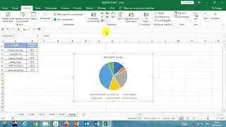 Microsoft Excel-Insertion  graphique en secteur 2D