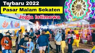 Suasana Pasar Malam Sekaten 2022 Hari Pertama | Wisata Jogja