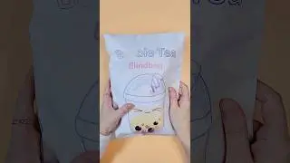 Boba blind bag 🧋❤️| 버블티 블라인드백 #blindbag #boba #papercraft #papersquishy #bubbletea #asmr #shorts