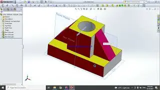 Orthographic Projection of Machine Component by Prof.A.Jeevarathinam