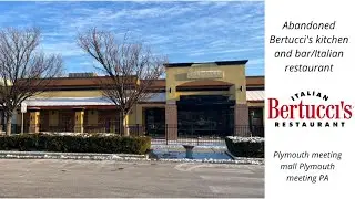 Abandoned Bertucci&rsquo;s kitchen & bar/Italian restaurant at Plymouth meeting mall Plymouth meeting PA
