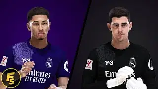 Real Madrid Adidas Y-3 Kits 2024 - PES 2021 & FL24