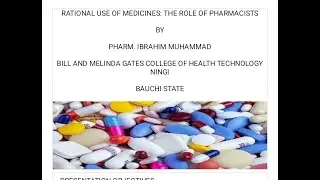 Rational Use of Medicines: The Role of Pharmacists