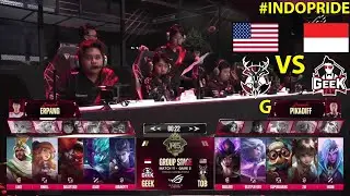 Game 2 : Geek Fam (Indonesia) vs Theohiobrothers (USA) - M5 World Championship Mobile Legends 2023