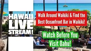 Going to Hawaii LIVE! Walk around Waikiki & stop by Best View Bar in Waikiki! #hawaii, #visithawaii