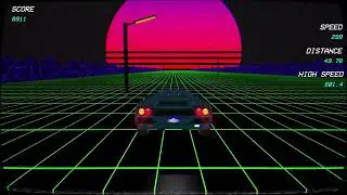 Game ASMR  /  Retrowave - Grid  /  Synthwave Music  /  4 HOURS