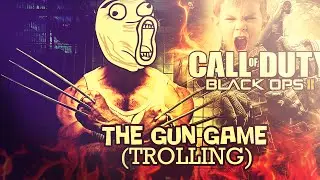 Black ops 2 - Gun Game ''Trolling'' (Biggest rage Ending)