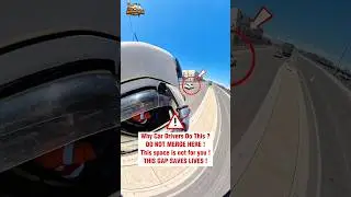 Day 8 of year 2026. Car Driver Cuts In Front Off Semi Truck. This Is Not Your Merging Space.