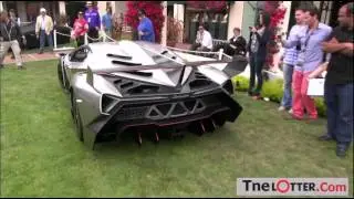 Lamborghini Veneno (Вевено) SOUND! Start Up + Driving On The Road!