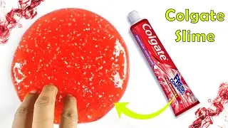 💦How to make Colgate Max Fresh Toothpaste Slime at home easy 🌊 #diyslime