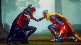 Wanda Reunites With Her Husband Vision But In The Multiverse MFR DLC Scenes
