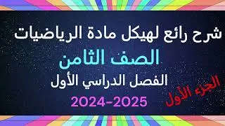شرح رائع ل هيكل رياضيات الصف الثامن الفصل الأول - EOT Grade 8 Math
