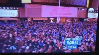 Lady GAGA Start 2012 New Years Clock Countdown In New York Times Square