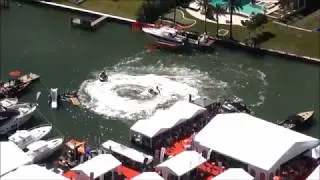 Miami Street Video Photography Sport Trick Flying Flyboard Freestyle Boat Show Florida City Scenes