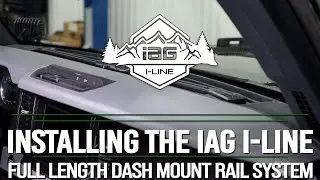 IAG I-Line Full Length Dash Mount Rail System 2021+ Ford Bronco Install