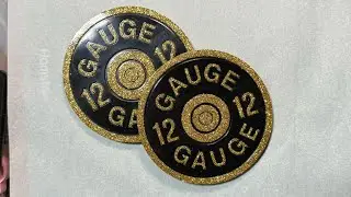 #26 Shotgun Shell Coasters!! Turn out so cool