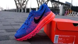 Nike Flyknit Max Game Royal Hyper Pink Bright Mango
