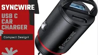 Syncwire USB C Car Charger - Dual Ports!