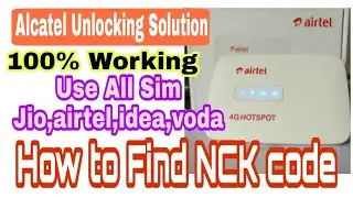 How To Unlock Alcatel Airtel MW40CJ