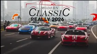 Ye Hai 2026 Ka Future? Modern Classic Supercars rally in India🇮🇳#SupercarsIndia#ModernClassic #block