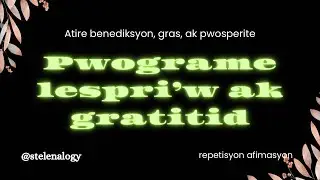 ESKE OU REKONESAN ASE ? | afimasyon gratitid pou atire benediksyon ak chans