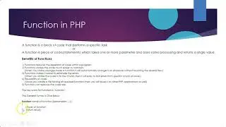 Learn PHP from Scratch-functions in php