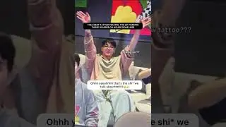 THE CHEST TATTOO PEAKING, THE LIP PIERCING THOSE GLASSES OH WE ARE DONE HERE#jk #btsshorts #bts