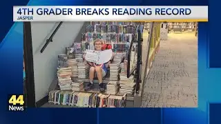 Local student breaks national reading record