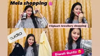 Mela& Diwali Shopping vlog{Jewellery under 70₹,Beauty Products,crockery set under 10₹} Diwali dress😍