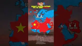 Does your country prefer USA or China in trade? 🇺🇸🇨🇳 #mapping #geography #history #europe