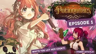 VTuber Nane Niwa Let's Play Potionomics! [Episode 1]