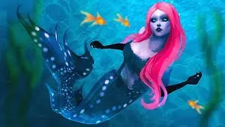 CREEPY UNDINE 🐟💙 SIMS 4 STORY
