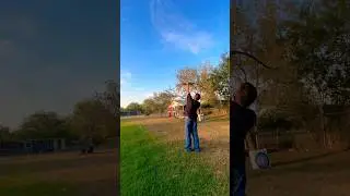 Bow and arrow Physics experiment.  #archery #physics #science #gravity