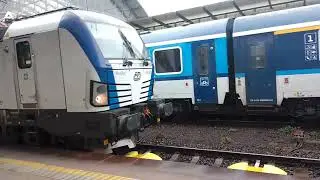 CD SIemens Vectron 193 902 відправляється зі станції Praha hlavn&iacute; n&aacute;draž&iacute;