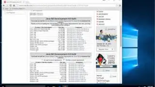 Installing JDK Windows 10 - 02 - Downloading JDK