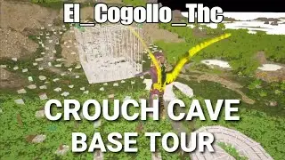 BASE TOUR (Crouch Cave) LOST ISLAND PS4 ARK SURVIVAL EVOLVED PVP SMALLTRIBES  (Design)