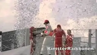 Kimi Raikkonen Brazil 2007 World Champion Fastest Lap + Race Win