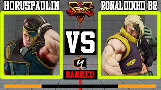 SFV CE 🥋 HorusPaulin (Ed) VS (nash) RonaldinhoBR