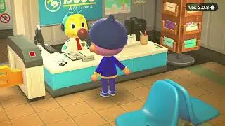 Visiting a cute island and doing some enjoyable Animal Crossing duties.