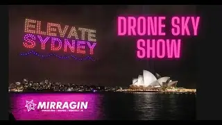 Mirragin Drone Sky Show - Short Night Version
