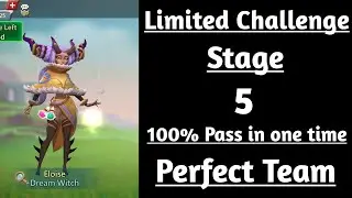 Lords mobile limited challenge saving dreams stage 5|Dream witch limited challenge stage 5