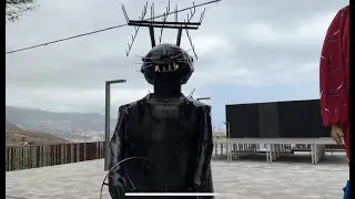Danza, fuegos artificiales, la aparición del gato Belial, mascarones y gigantes.