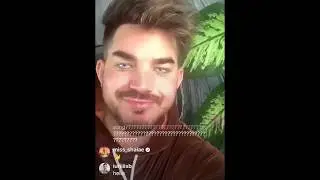 2020 03 15 Adam Lambert Live Instagram with Questions  (Day 1)