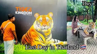 Our Thailand Tour 2025, Day 7 Vlog, Tiger 🐅 Kingdom 