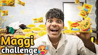 Maggi challenge me and my sister🥵