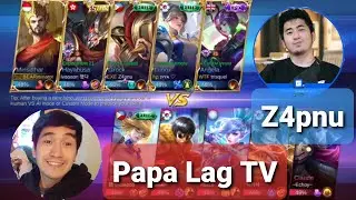 Papa Lag TV and Z4pnu | Mobile Legends | Games
